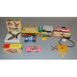 6 boxed Dinky Toys including 100 Lady Penelope's FAB1, 354 Pink Panther, 355 Lunar Roving Vehicle,