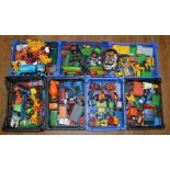 A very good quantity of unboxed play worn Agricultural and Construction related diecast metal,