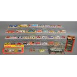 41 boxed Majorette diecast models including  'Week End' and 'Military' vehicle sets. Predominantly