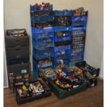 A very good quantity of unboxed playworn diecast models by various manufacturers, in a variety of