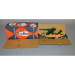 A boxed Britains 9745 155mm Field Gun, appears VG, complete and unused and retains plain card