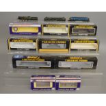 N Gauge. 3 unboxed Locomotives together with 10 empty Graham Farish and Dapol boxes, none of which