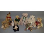 8 unboxed Hermann Bears including Reindeer, Millennium Baby Panda etc. (8)