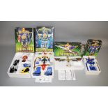 4 boxed Power Rangers transformer figures by Bandai (4).