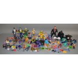 A very good quantity of mixed figures, including; Street Sharks, Spiderman, Captain Planet, WWF