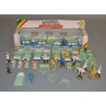 A boxed Britians #7857 Hospital Ward Set together with a small collection of unboxed pieces of
