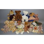 21 unboxed Bears including a number by Russ Berrie 'Cosgrove', 'Crystal' etc.. (21)