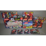 A good selection of boxed and carded  Gerry Anderson 'Captain Scarlet' TV related toys including