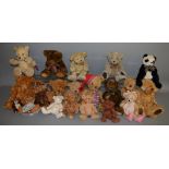 21 unboxed Bears including a number by Russ Berrie, 'Dixon', 'Duncan' etc.. (21)