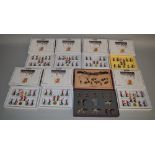 7 boxed sets of Britians Soldier Figures including 2 x #5800 Green Howards, 2 x #5802 York & Lanc's,