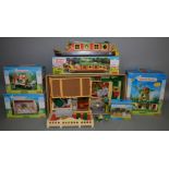 5 boxed Sylvanian Families items, also included in this lot is an unboxed house and accessories.