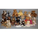 23 unboxed Bears including 'House of Fraser - Fraserbear 2007', and others from 'Giorgio', 'Charlie'