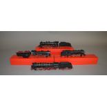 HO Gauge. 4 unboxed Fleischmann Locomotives, including DRG  4-6-4 '62003', 4-6-2  locomotives with