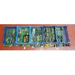 A very good quantity of unboxed Military diecast models by Dinky, Corgi and others, with varying