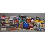 A good quantity of boxed diecast models by Corgi, Oxford, Lledo etc. This lot is contained over 2