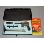 A boxed Starsky & Hutch Machine Pistol Set made by Lone Star containing pistol, silencer, sights and