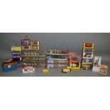 A mixed group of 30 diecast models by Corgi, Brumm, Budgie and others, mostly in original packaging,