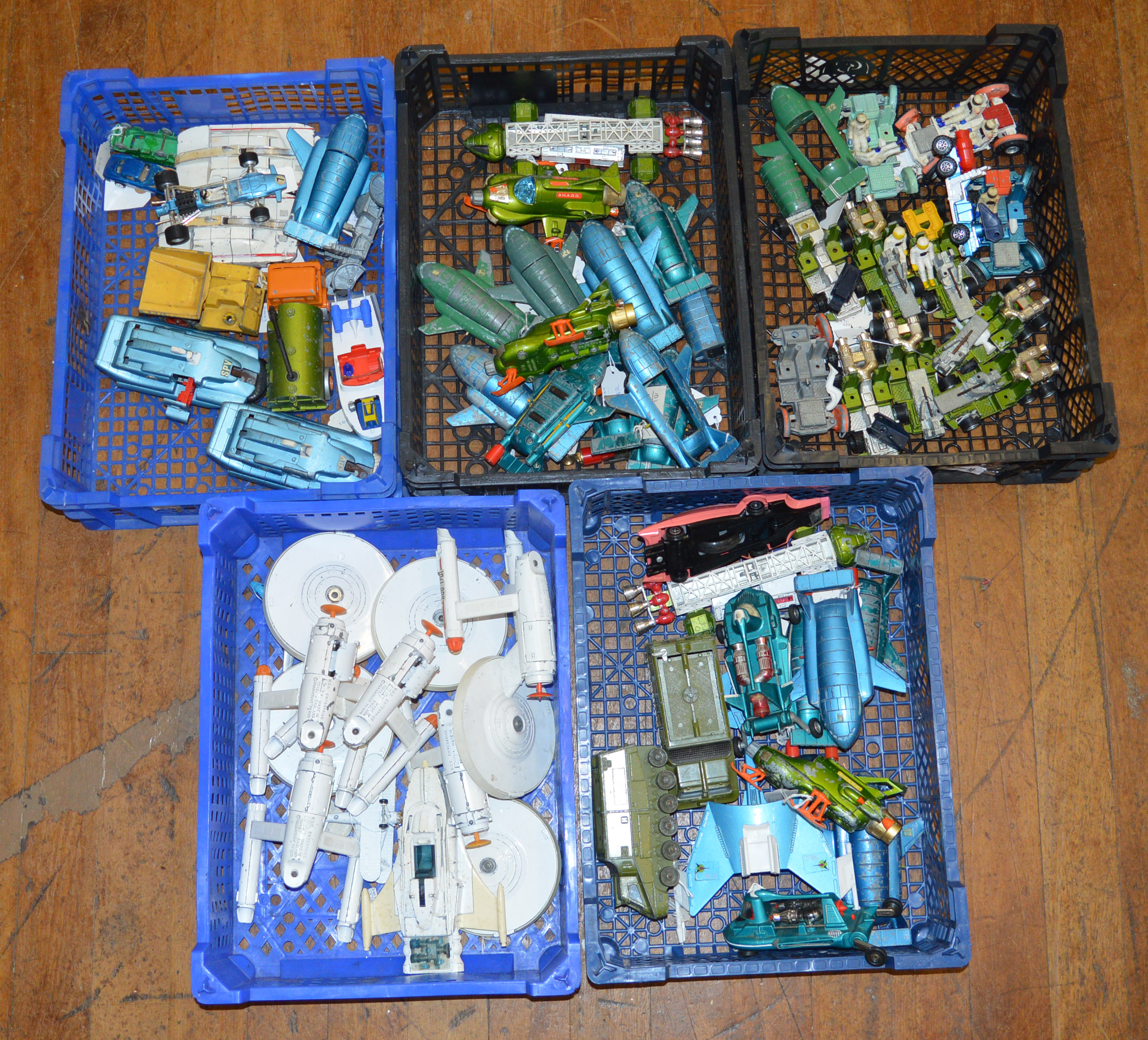 A very good quantity of unboxed Space, Film & TV related diecast models, predominantly by Dinky,