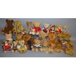 21 unboxed Bears including 'Tibbles' 'Oswald' and 'Charles' bears by Russ Berrie. (21)
