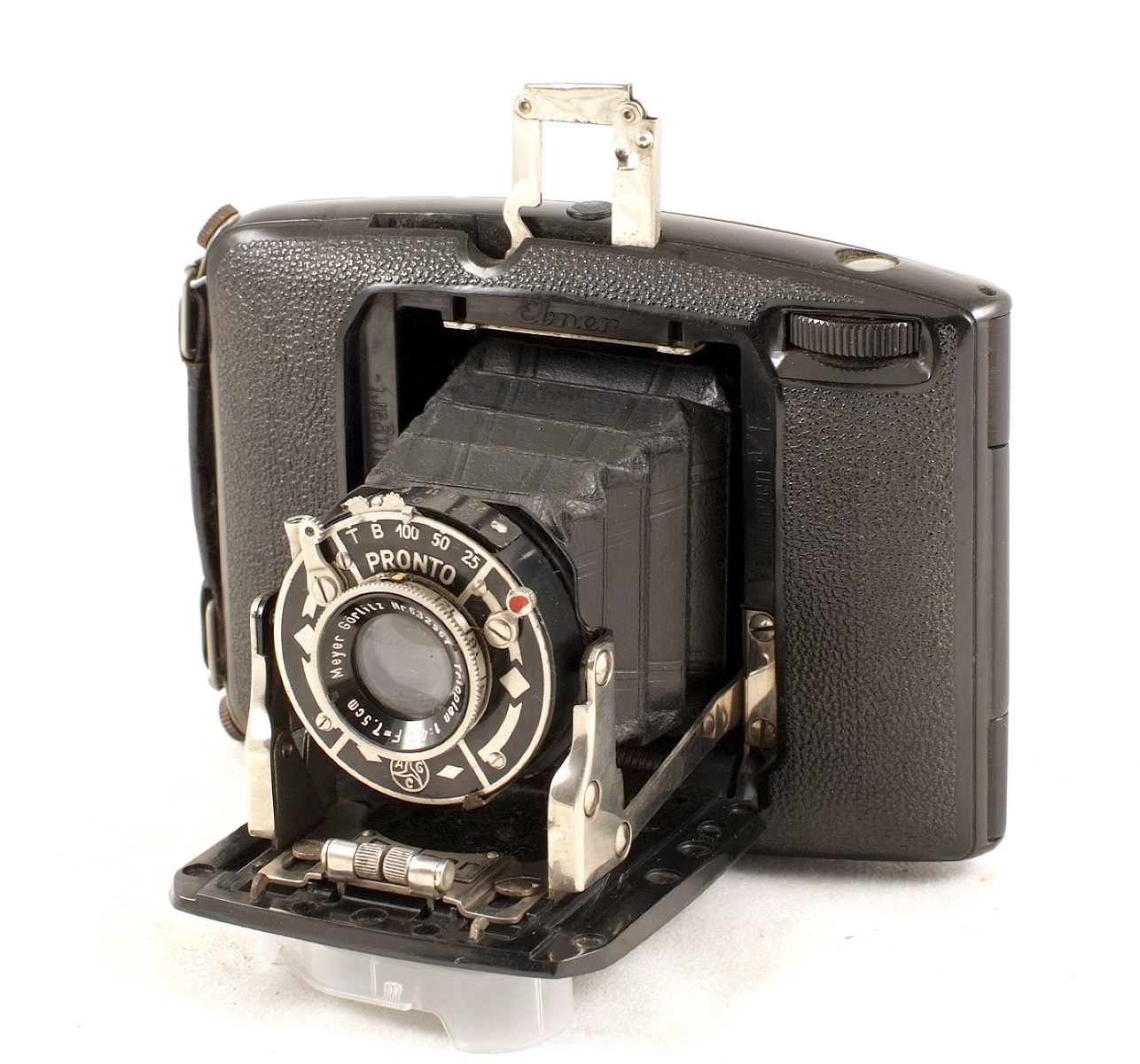 Group of Three Folding Bakelite Roll Film Cameras. Comprising two uncommon Ebner cameras (both - Image 3 of 5