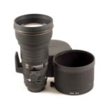 Canon EOS Fit Sigma 300mm f2.8 EX APO HSM Auto Focus Lens. (very slight wear to covering,