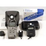 Two Sekonic Digital Flash & Ambient Exposure Meters. Comprising a Sekonic Super Zoom Master L-608