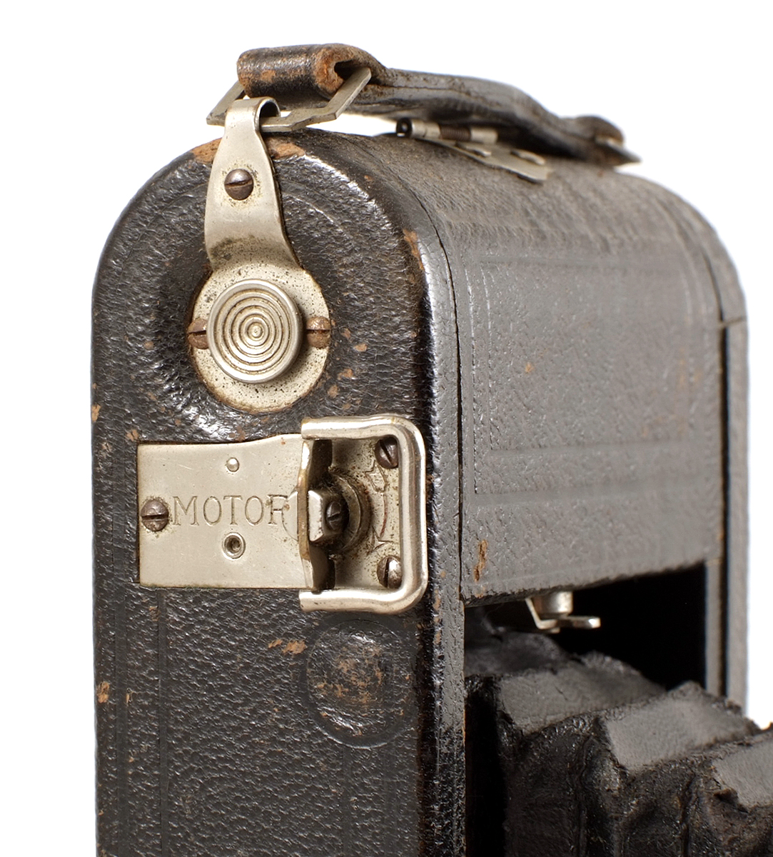 Three Folding Roll Film Cameras, One with Clockwork Motor Wind. To include a Ansco Semi Automatic, - Image 3 of 4