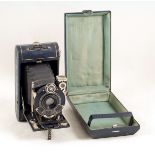 Blue Kodak VP Series III Vanity Set. (bellows average, otherwise condition 5F). (From the Bob