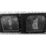 A Pair of Stereo Daguerreotypes of John Bell Statues at the Crystal Palace. 'Andromeda'* with