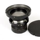 Kodak Aero-Ektar 7" 178mm f2.5 5x5 Lens. #EE10144. (Slightly cloudy, hence condition 5/6F). (Cabinet