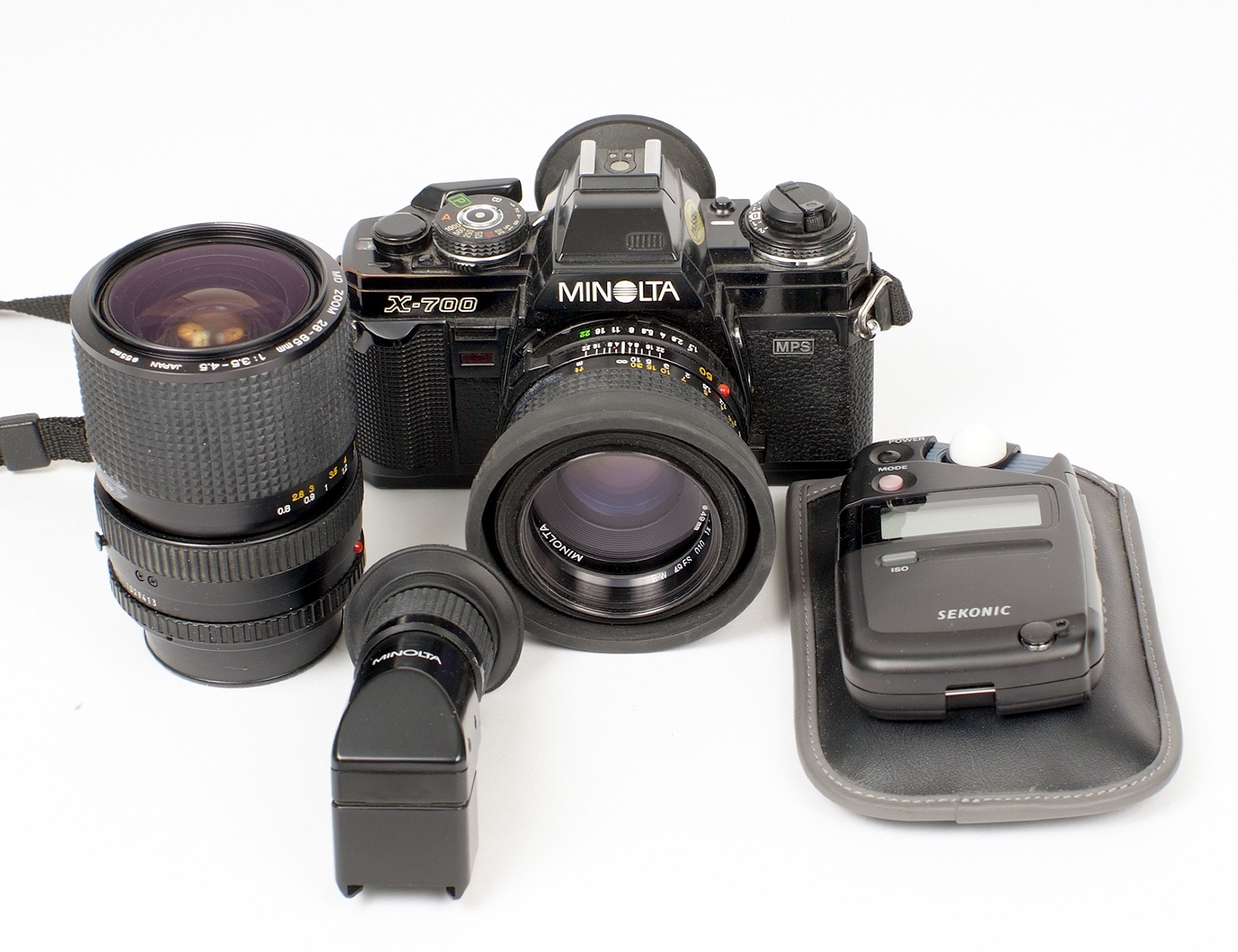 Minolta X-700 35mm Film Camera Outfit. To include black X-700 body with Rokkor 50mm f1.7 lens ( - Image 2 of 2