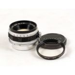 ANNOUNCE DESCRIPTION CHANGE. Canon 35mm f1.5 L39 Screw Thread Lens (NOT 50mm as originally