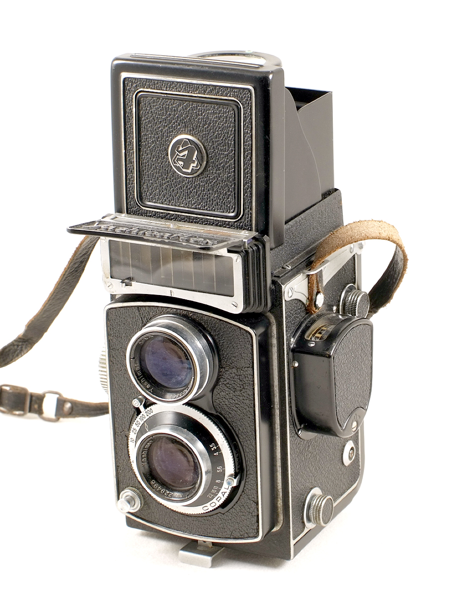 Two Metered Yashica 120 TLR Cameras. Comprising an uncommon Yashicaflex S (meter working, - Image 2 of 3