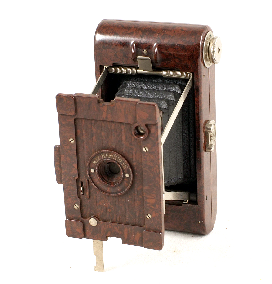 Group of Three Folding Bakelite Roll Film Cameras. Comprising two uncommon Ebner cameras (both - Image 5 of 5