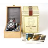 Rare Jersey Rolleiflex 2.8GX, Serial Number #J0000. (condition 3F). Fitted with Planar 80mm f2.8