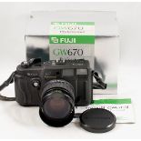 Fuji GW670III Medium Format Rangefinder Camera. #6050007 (condition 5E). With Fujinon 90mm f3.5