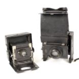 Two Folding Reflex Cameras - Amazing Examples of Folding Camera Design! An Ihagee Patent Folding