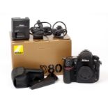 Nikon D800 Digital SLR in Makers Box. (tested & working, condition 4E) with battery, charger and a