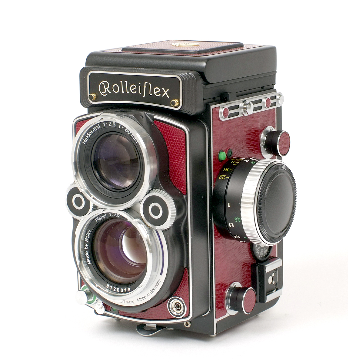 Rare Jersey Rolleiflex 2.8GX, Serial Number #J0000. (condition 3F). Fitted with Planar 80mm f2.8 - Image 5 of 5