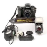 Nikon D1X DSLR Outfit #2. Comprising well used camera body #5134143 (condition 6E) with Nikkor 28-