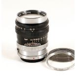 Nikkor P 10.5cm f2.5 Rangefinder Lens #921036. (condition 5F) With Nikon UV filter. (From the Bob