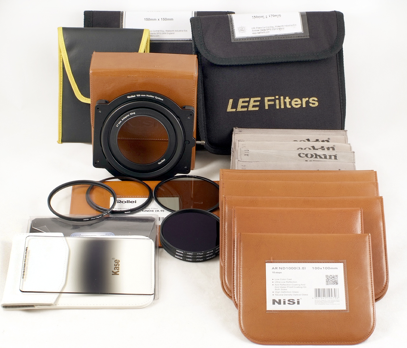 A Very Good Selection of Rollei Professional, Cokin X-Pro, Lee & Other Filters. To include Rollei