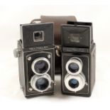 Rare French Atoms Rex Twin Lens Reflex Camera. The first TLR camera to have lens