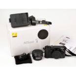 Nikon 1 V3 Compact Digital Camera Outfit. Comprising Nikon 1 body with VR 10-30mm PD zoom (condition