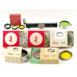 A Good Selection of Leica Filters & Accessories inc Leitz Rangefinder etc. (From the Bob White