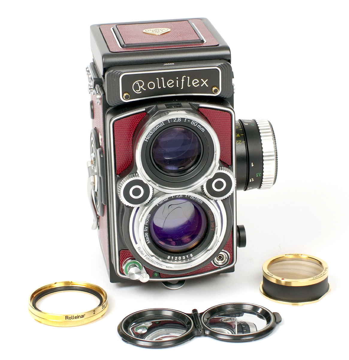 Rare Jersey Rolleiflex 2.8GX, Serial Number #J0000. (condition 3F). Fitted with Planar 80mm f2.8 - Image 2 of 5