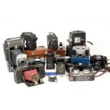 A Collectors End-Lot, With Pathescope Cine, Polaroid Model 150, Iloca Stereo etc. Conditions vary