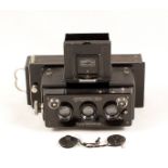 Voigtlander Stereflektoskop 6x13 Stereo Plate Camera. (slight wear to rear covering, but overall