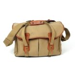 A Large Billingham Canvas Camera Bag. Slightly creased from storage, with soft inserts. (Cabinet H)