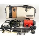 Nikon Nikonos V Underwater Camera Outfit. To include camera with Nikkor 35mm f2.5 lens (fires OK but